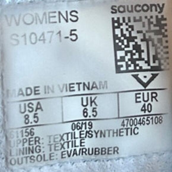 Saucony - Cohesion 12 - Running Shoes - Black/Pink - Women's - 8.5 - S10471-5 - Picture 9 of 9